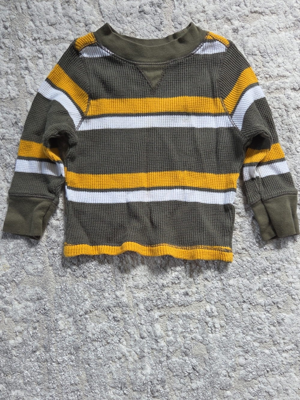 Old Navy Stripe Thermal Top Size 12-18 Months